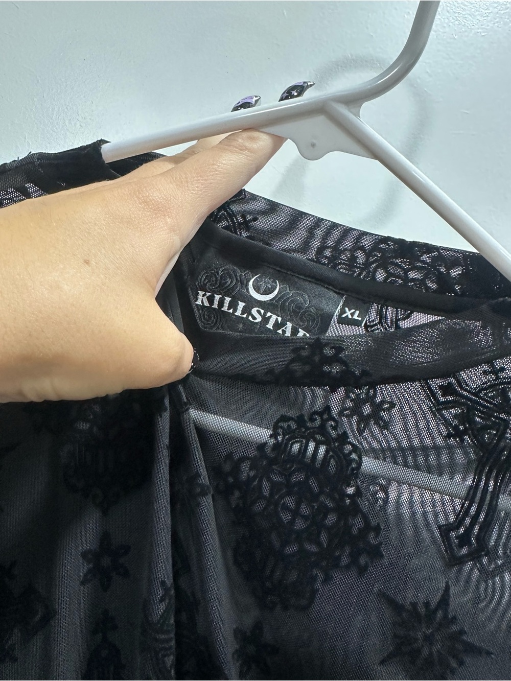 Killstar Alter Mesh Bodycon Dress - Picture 2 of 3